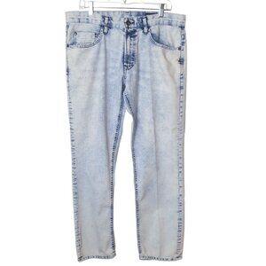 Buffalo David Bitton Mens Skinny Stretch Jeans 34x30 Ash-X L30 Streetwear Lite